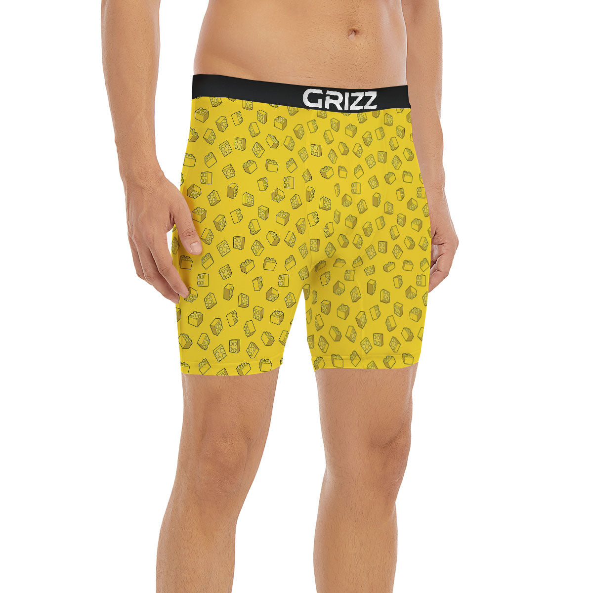 Toy Building Blocks Print Pattern Boxer Briefs-grizzshop