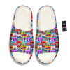 Toy Transport Cartoon Colorful Print Pattern Sandals-grizzshop