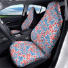 Traditional Khokhloma Red And Blue Print Pattern Car Seat Covers-grizzshop