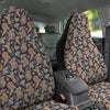 Traditional Oriental Paisley Print Pattern Car Seat Covers-grizzshop