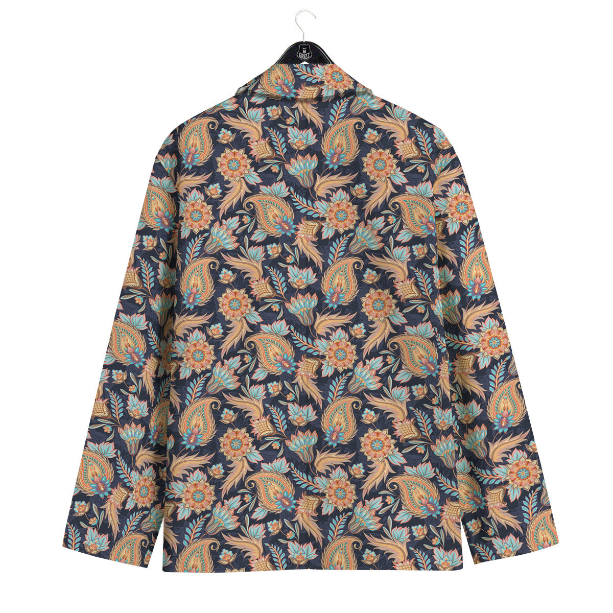 Traditional Oriental Paisley Print Pattern Men's Sport Coat-grizzshop