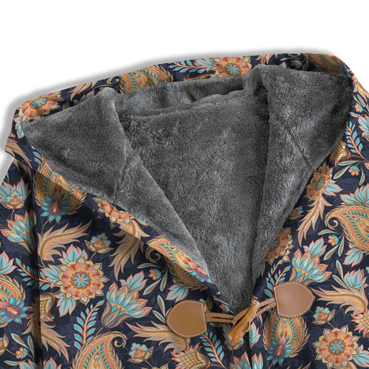 Traditional Oriental Paisley Print Pattern Men's Windbreaker Jacket-grizzshop