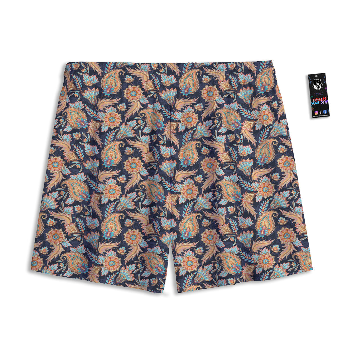 Texture Golf Ball Print Mesh Shorts