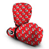 Train Red Print Pattern Boxing Gloves-grizzshop