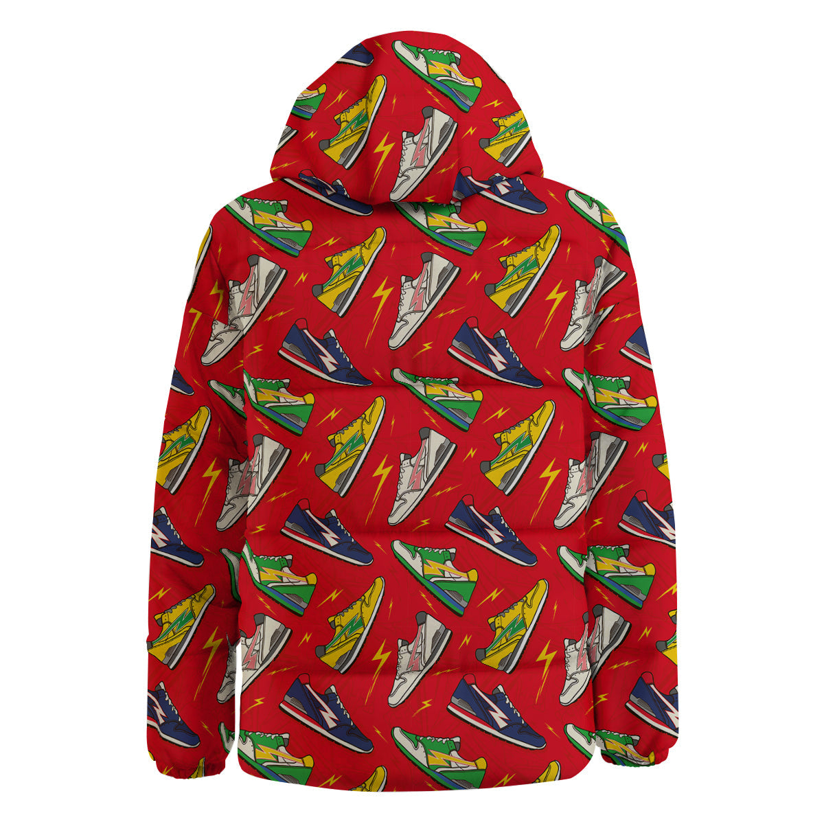 Trainer Sneakers Shoes Print Pattern Down Jacket-grizzshop