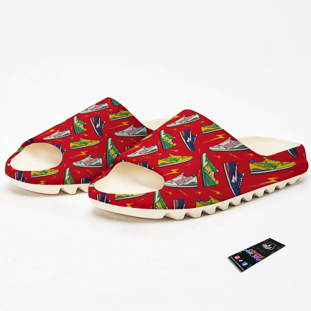 Trainer Sneakers Shoes Print Pattern Sandals-grizzshop