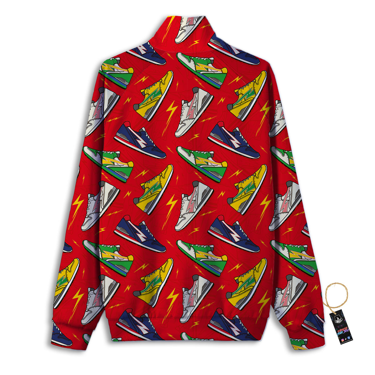 Trainer Sneakers Shoes Print Pattern Track Jacket-grizzshop