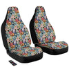 Travel Destinations Print Pattern Car Seat Covers-grizzshop