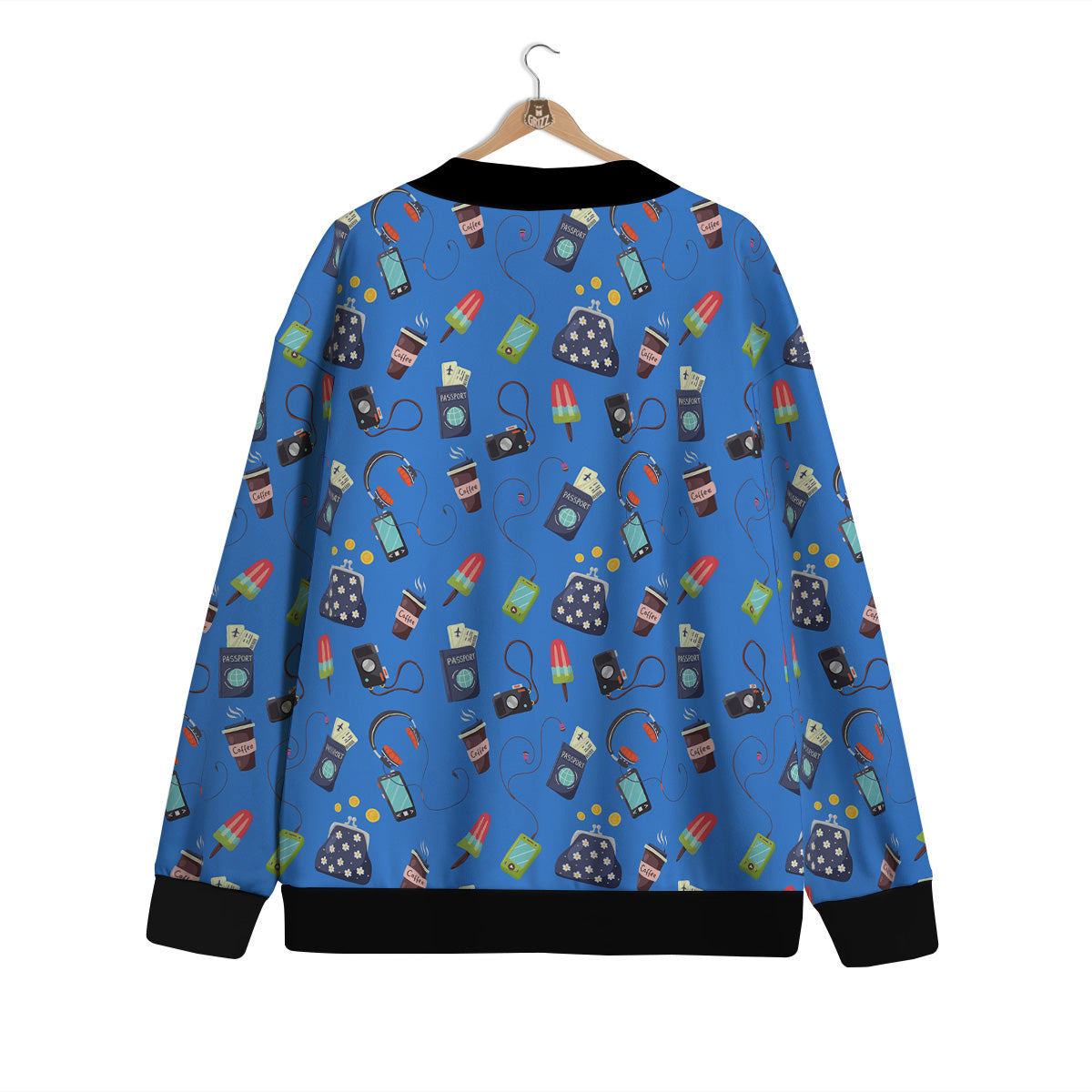 Travel Gear Vacation Print Pattern Cardigan-grizzshop
