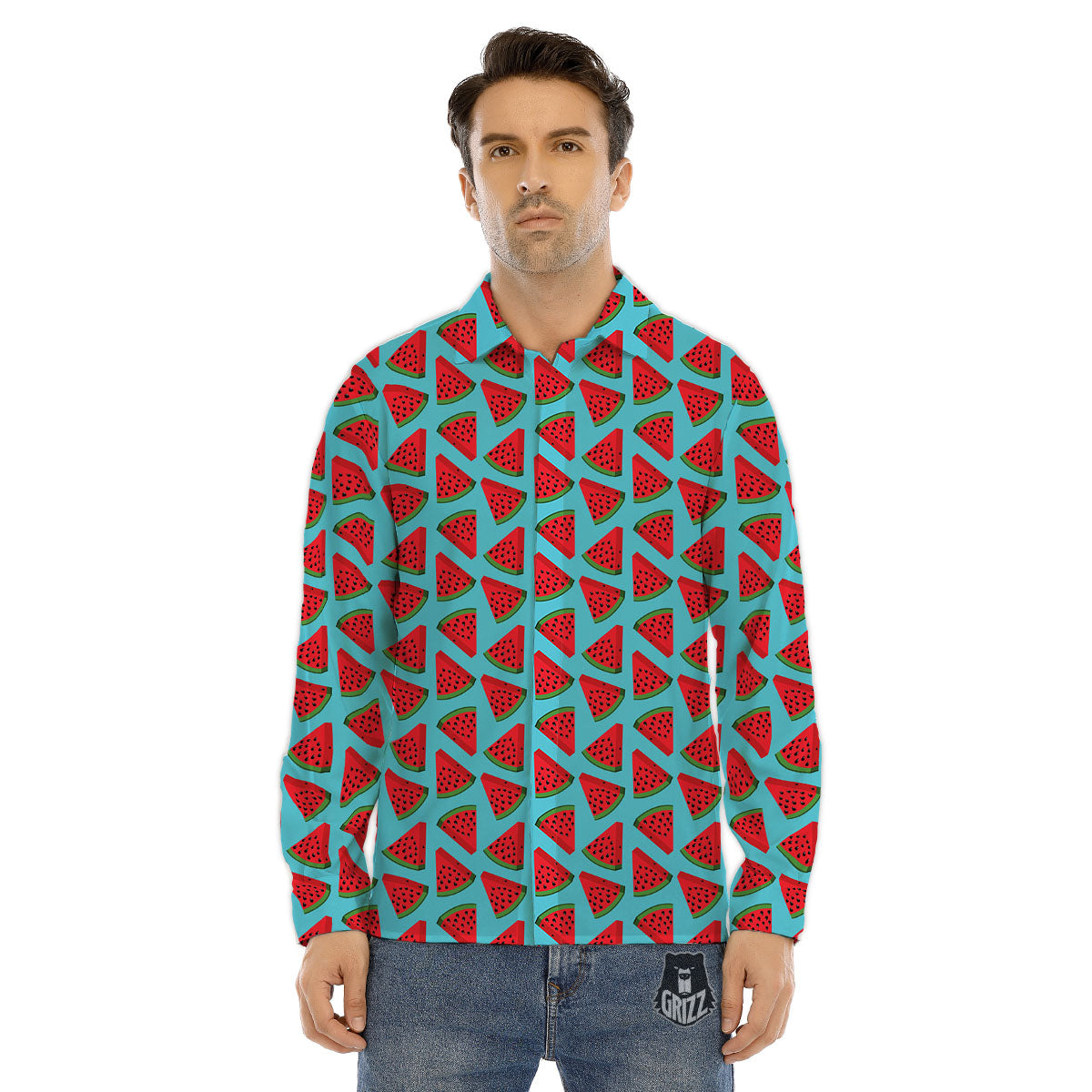 Travel Gear Vacation Print Pattern Men's Dress Shirts-grizzshop