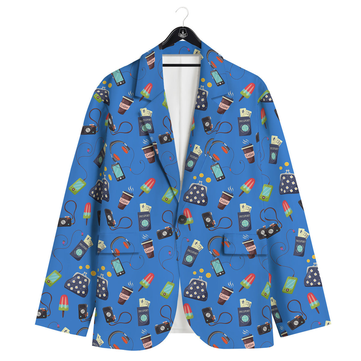 Travel Gear Vacation Print Pattern Men's Sport Coat-grizzshop