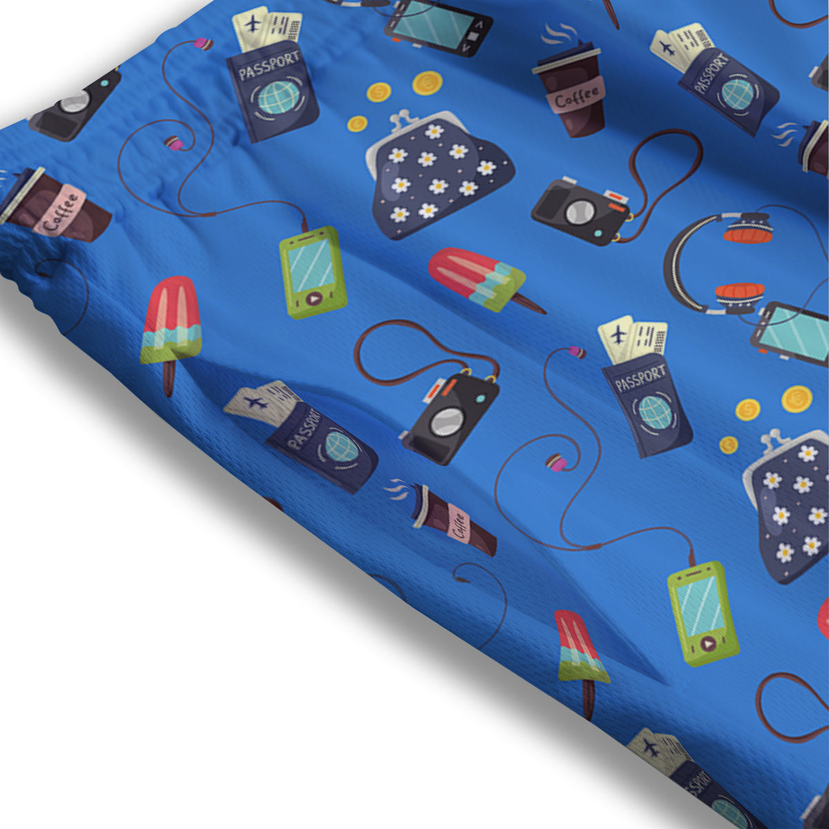 USD Flying Print Mesh Shorts