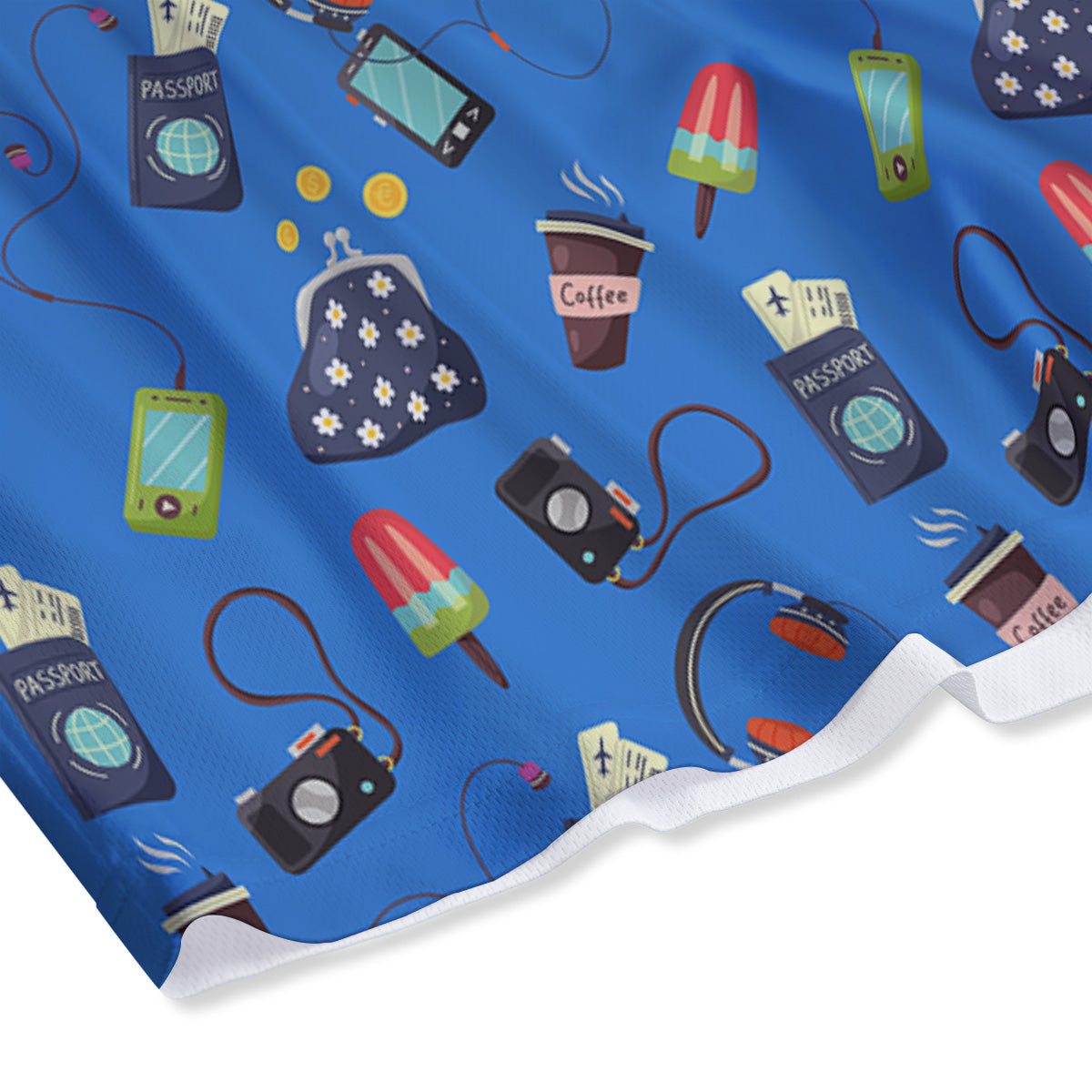 USD Flying Print Mesh Shorts