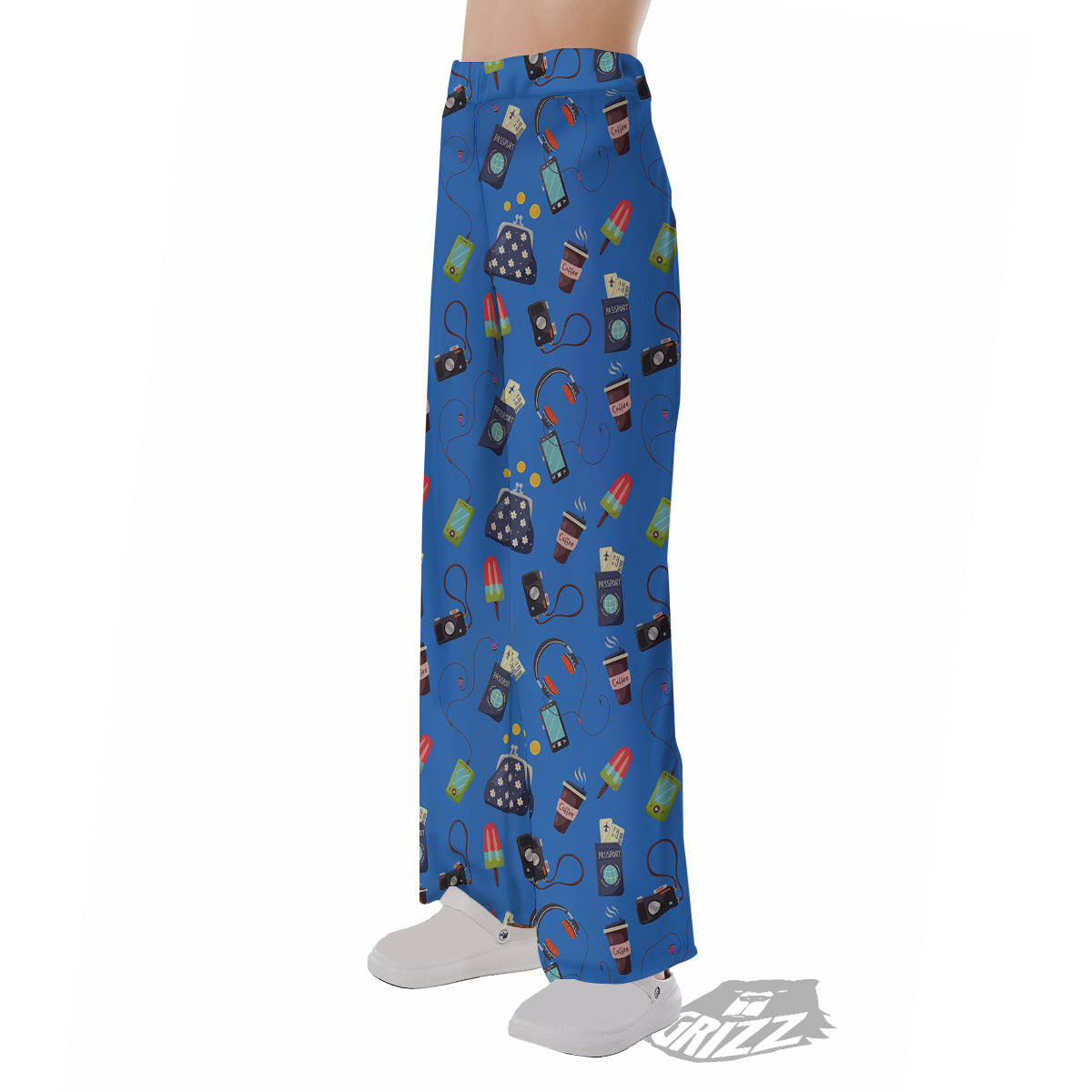 Travel Gear Vacation Print Pattern Pajama Pants-grizzshop