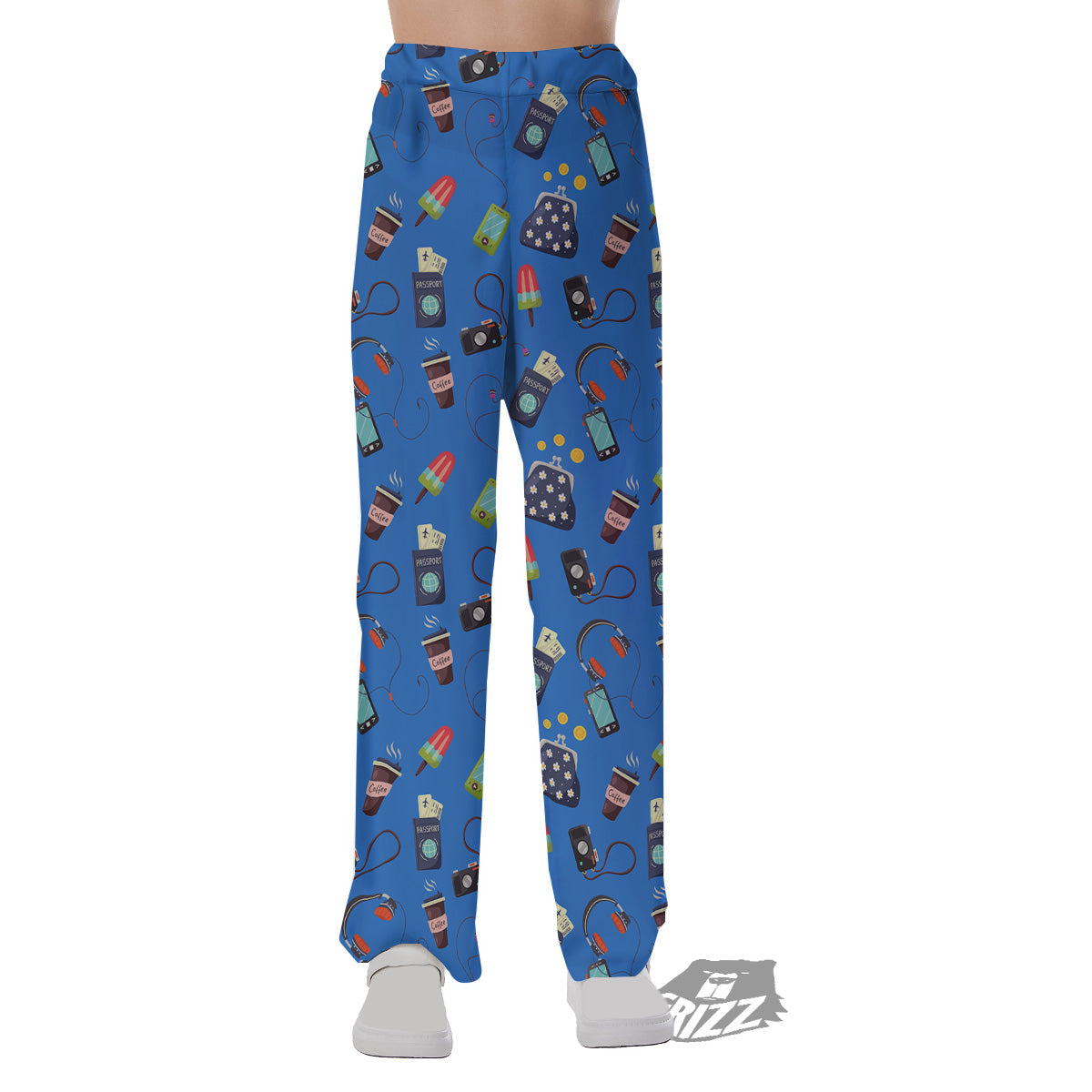 Travel Gear Vacation Print Pattern Pajama Pants-grizzshop