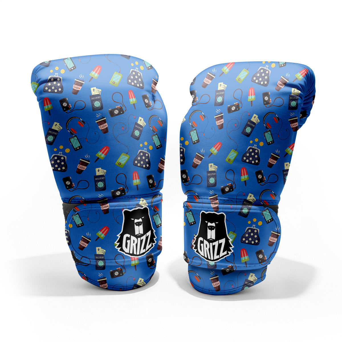 Travel Gear Vacation Print Pattern Pro Boxing Glove