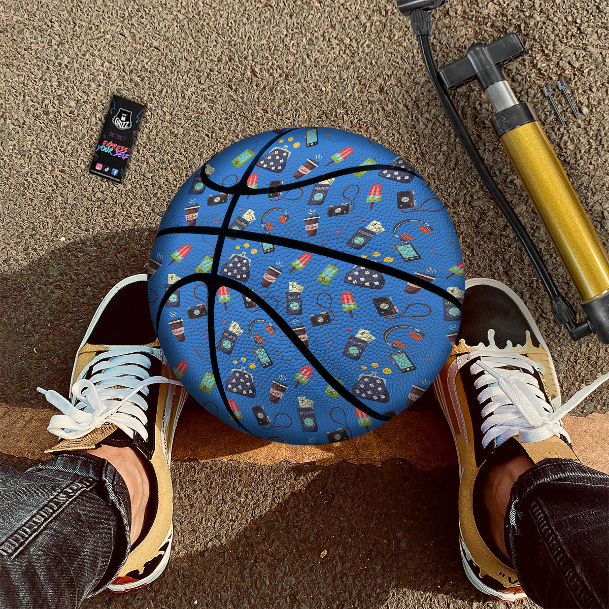 Travel Gear Vacation Print Pattern Basketball