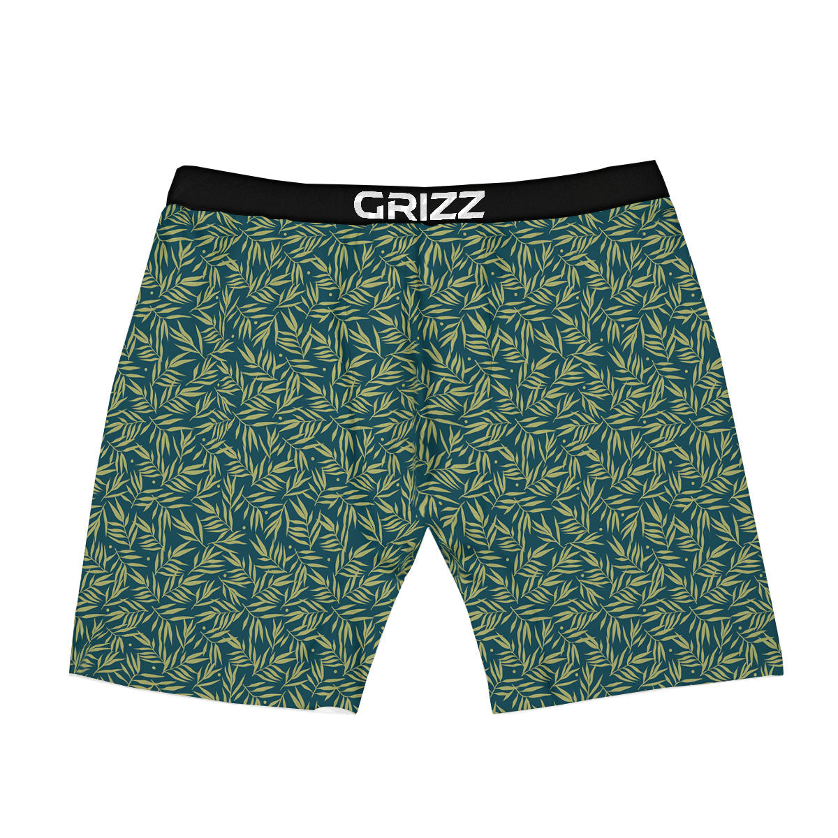 Tree Bamboo Green Print Pattern Boxer Briefs-grizzshop