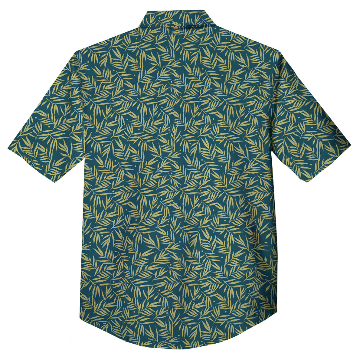 Tree Bamboo Green Print Pattern Button Up Shirt-grizzshop