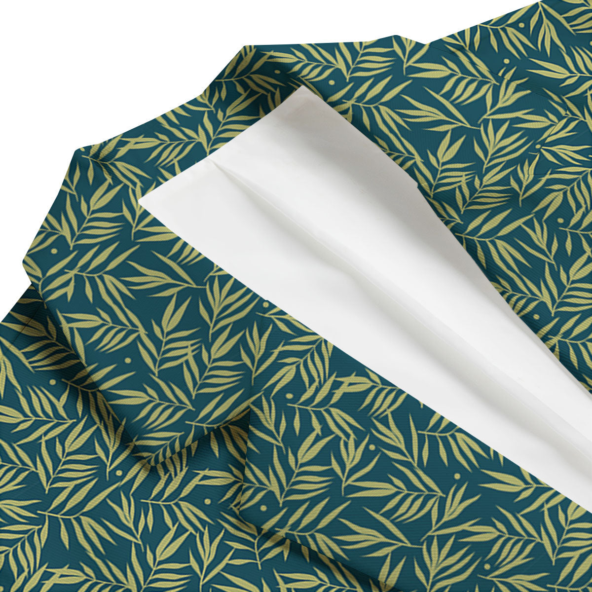 Tree Bamboo Green Print Pattern Men's Blazer-grizzshop