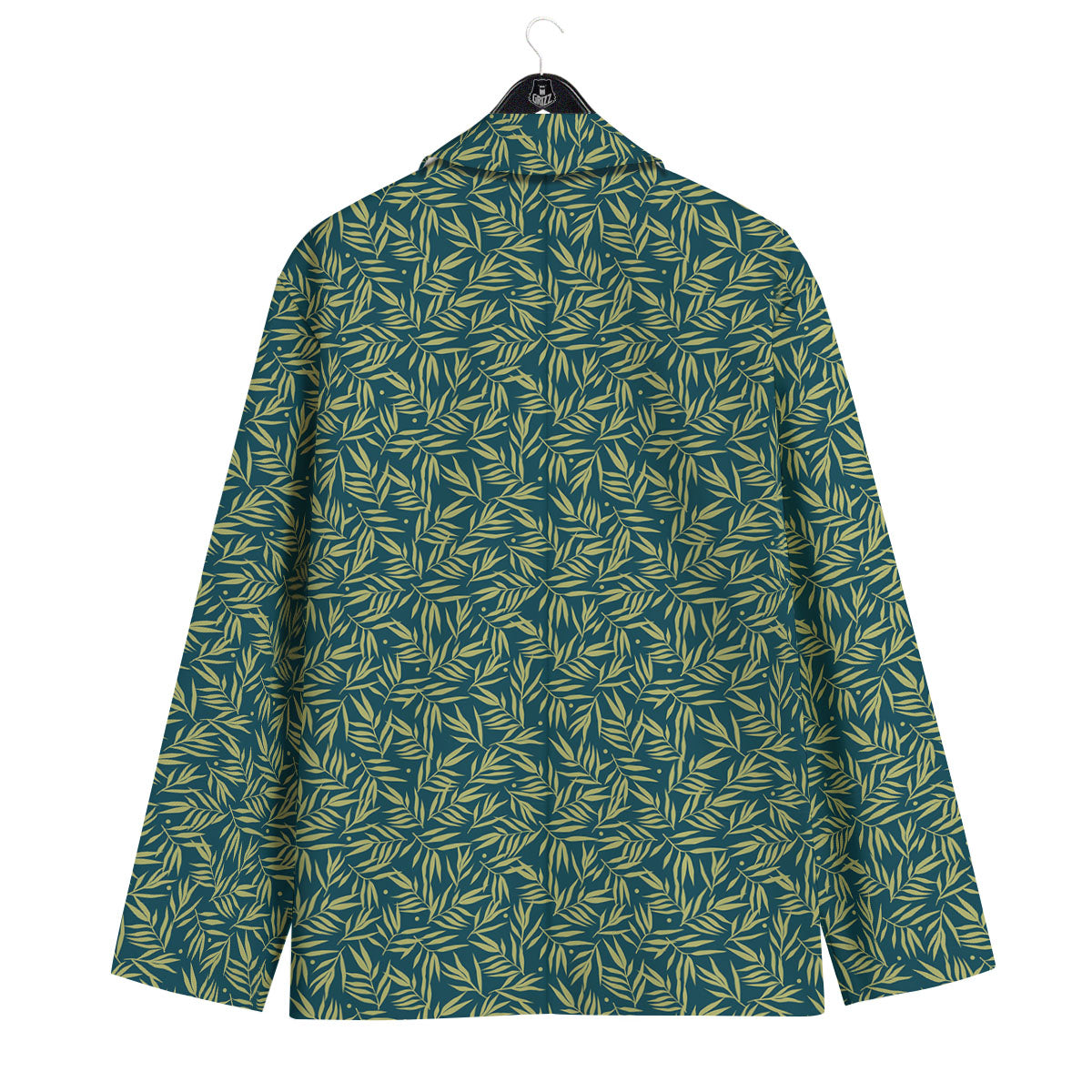 Tree Bamboo Green Print Pattern Men's Sport Coat-grizzshop