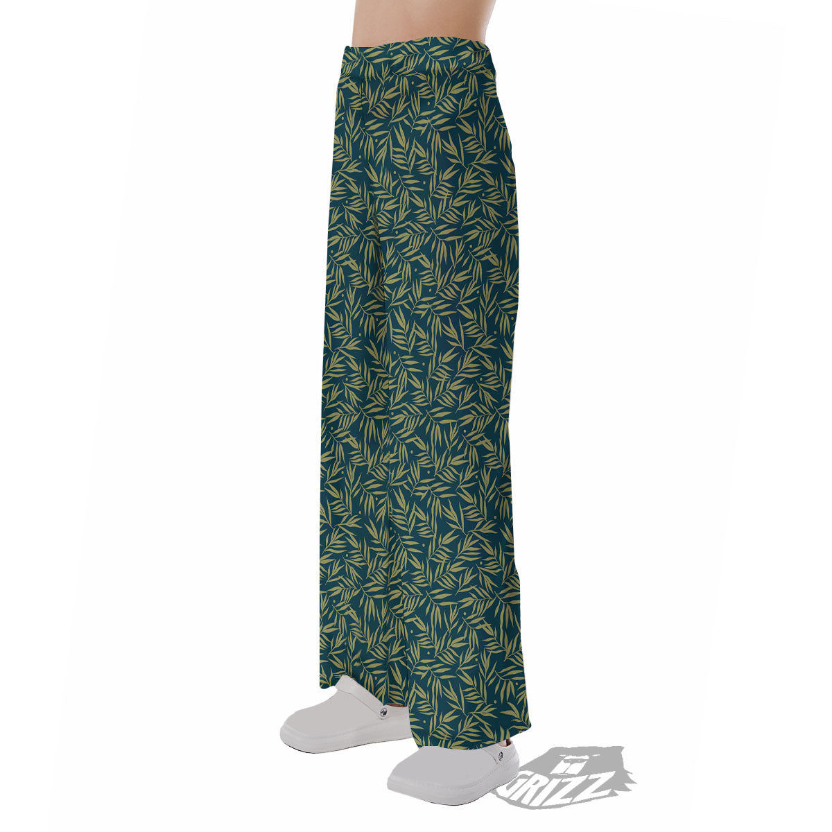Tree Bamboo Green Print Pattern Pajama Pants-grizzshop