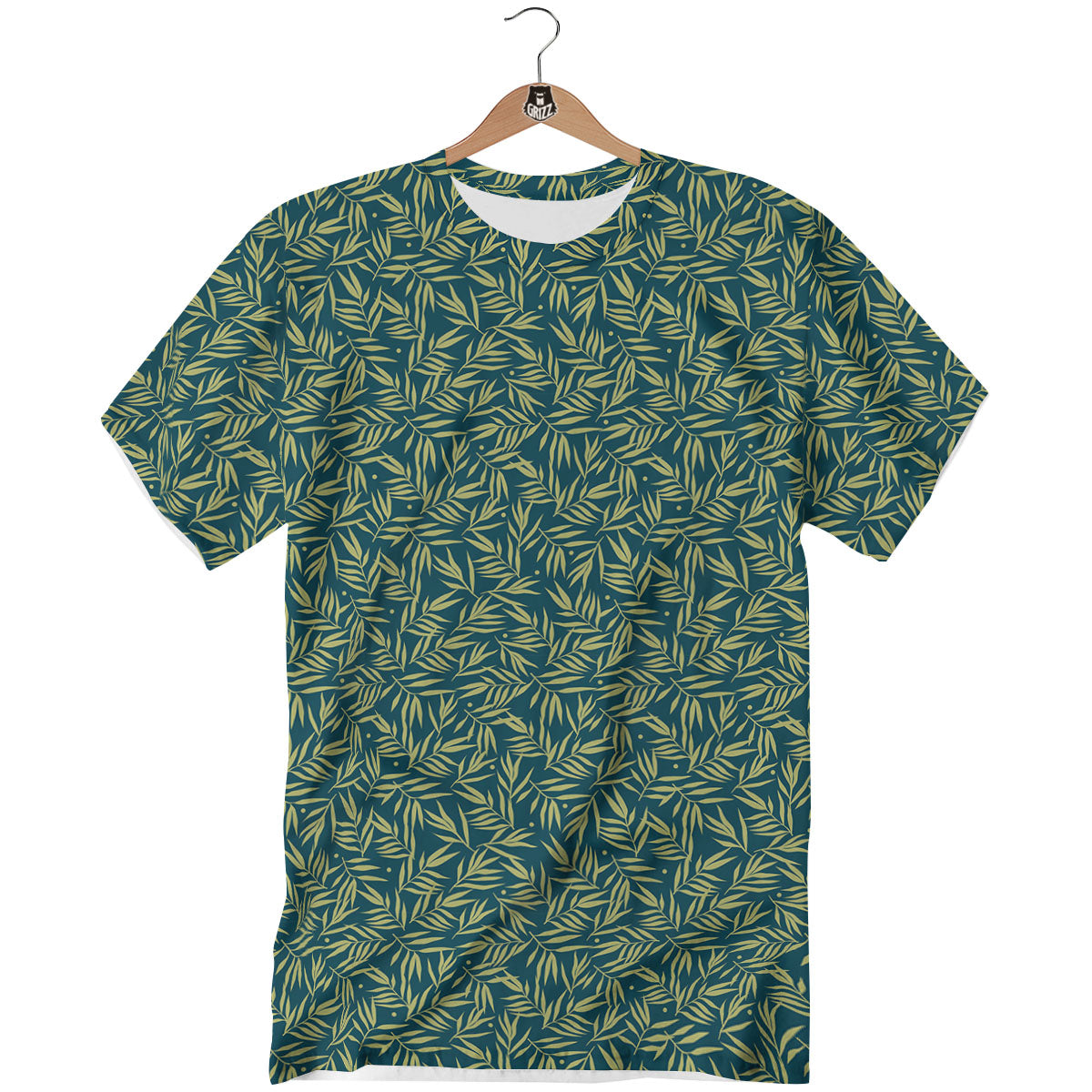 Tree Bamboo Green Print Pattern T-Shirt-grizzshop