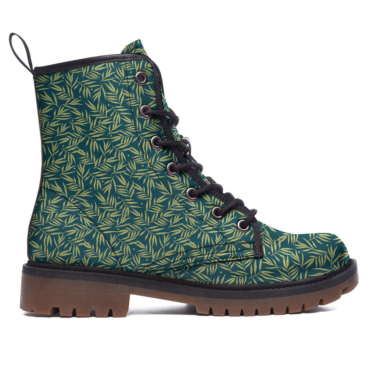 Tree Bamboo Green Print Pattern Work Boots-grizzshop