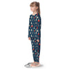 Tree Merry Christmas Print Pattern Kid's Pajamas-grizzshop