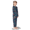 Tree Merry Christmas Print Pattern Kid's Pajamas-grizzshop