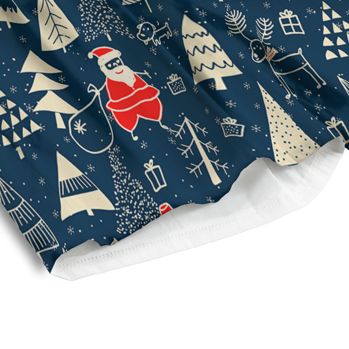 Tree Merry Christmas Print Pattern Men's Athletic Shorts