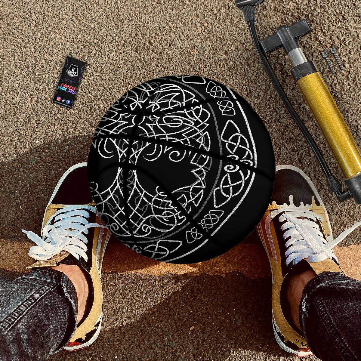 Tree Of Life Celtic Knot Print Basketball-grizzshop