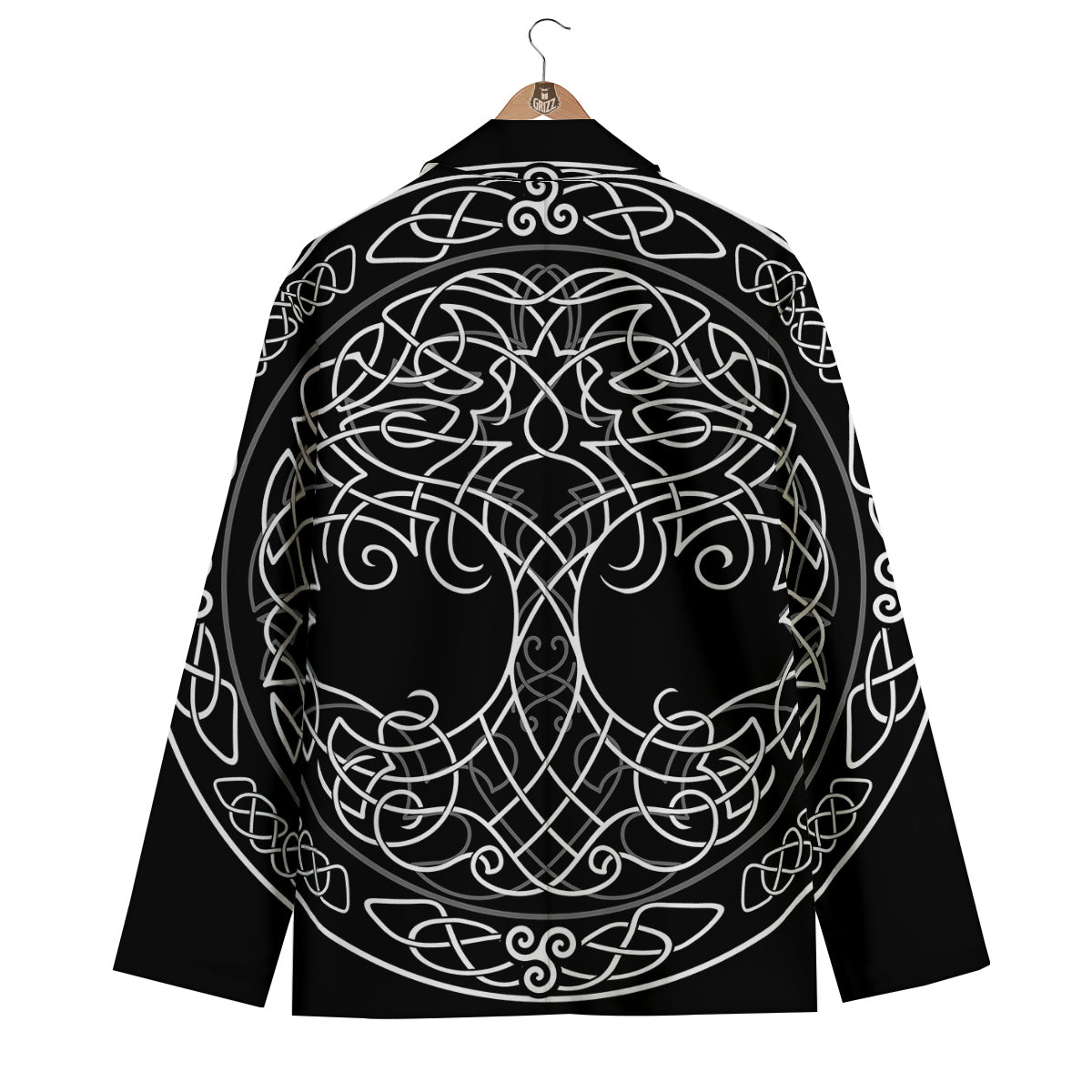 Tree Of Life Celtic Knot Print Men's Blazer-grizzshop