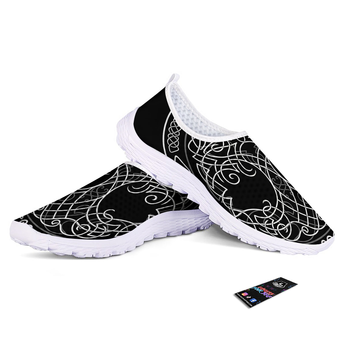 Tree Of Life Celtic Knot Print Nurse Shoes-grizzshop