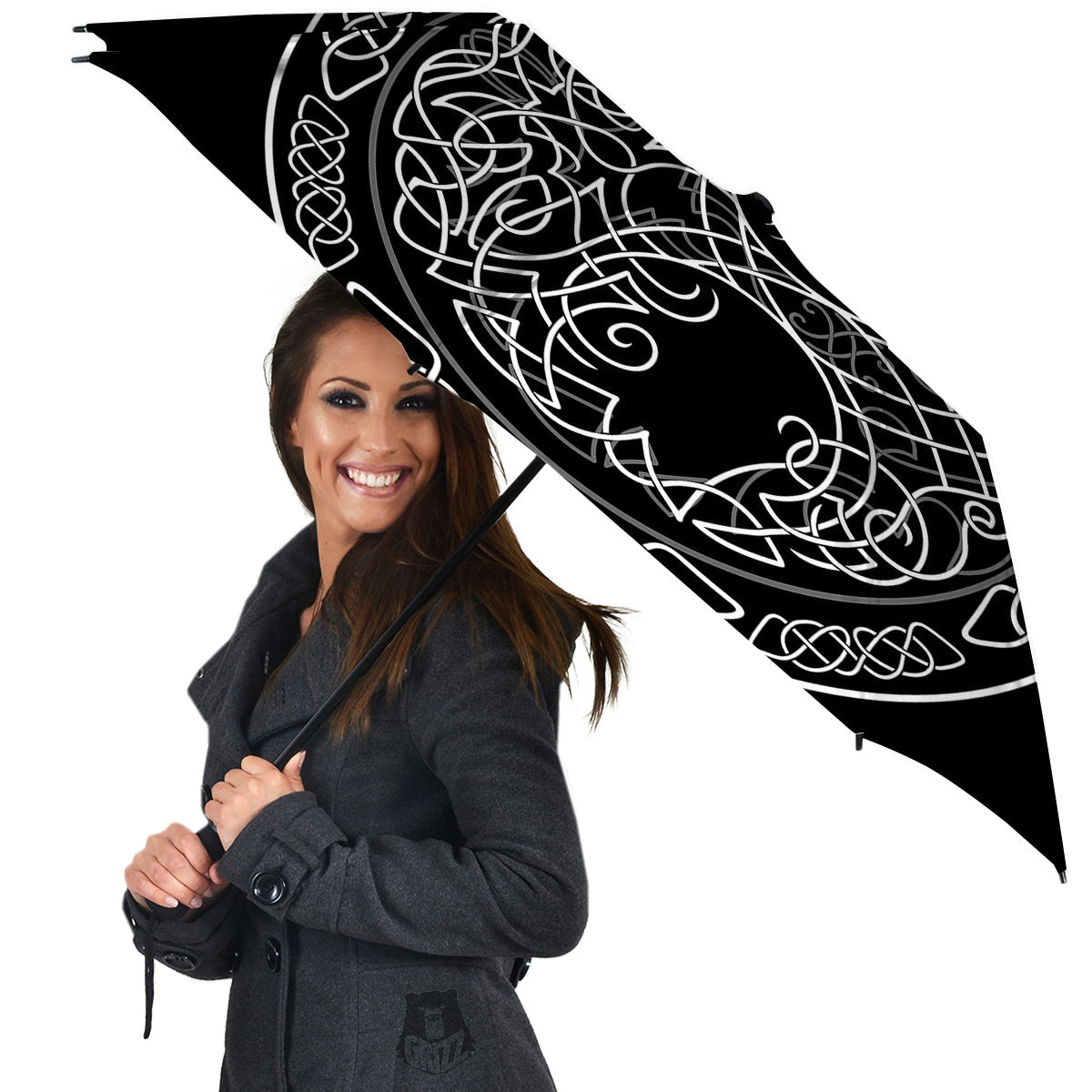 Tree Of Life Celtic Knot Print Umbrella-grizzshop