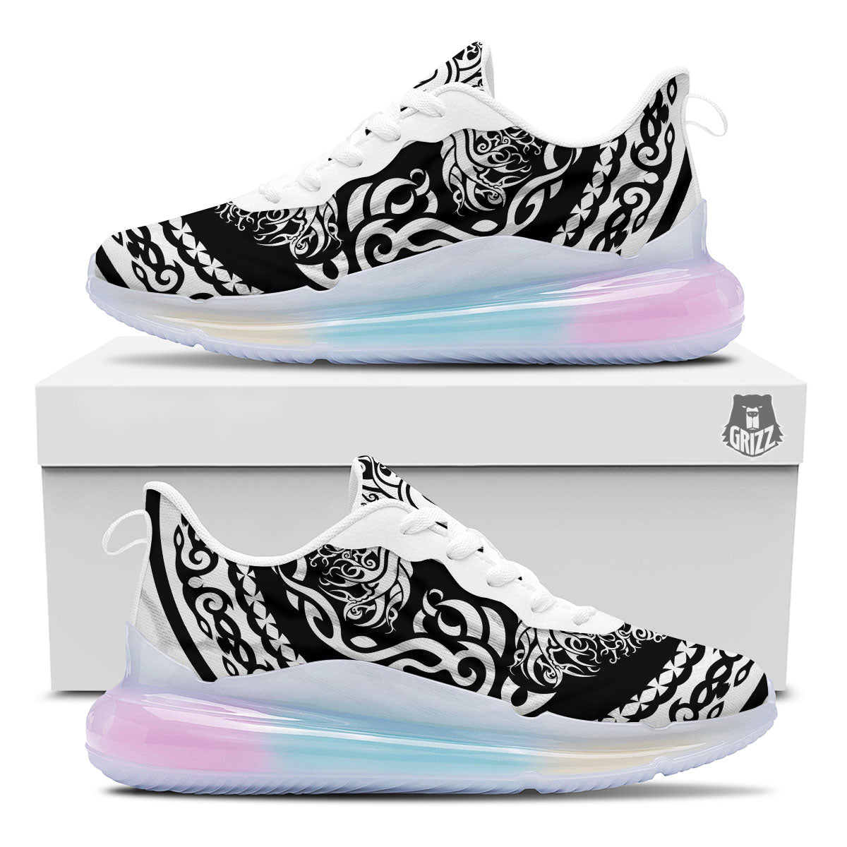Tree Of Life Viking Print Running Sneakers-grizzshop