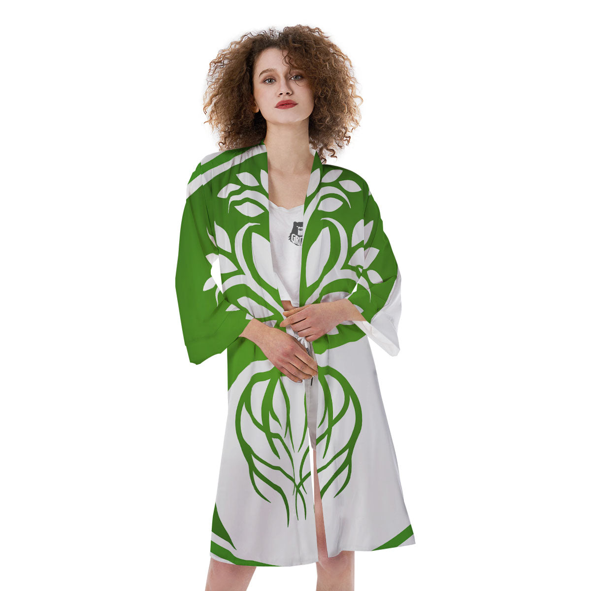 Tree Of Life Yin Yang Print Kimono – Grizzshopping