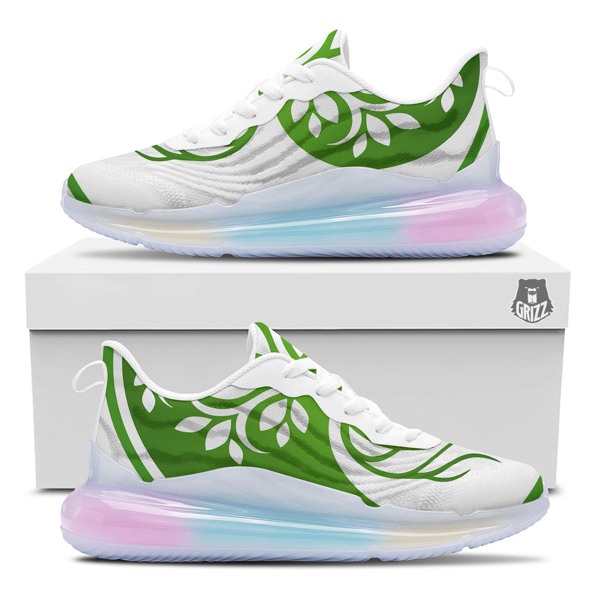Tree Of Life Yin Yang Print Running Sneakers-grizzshop