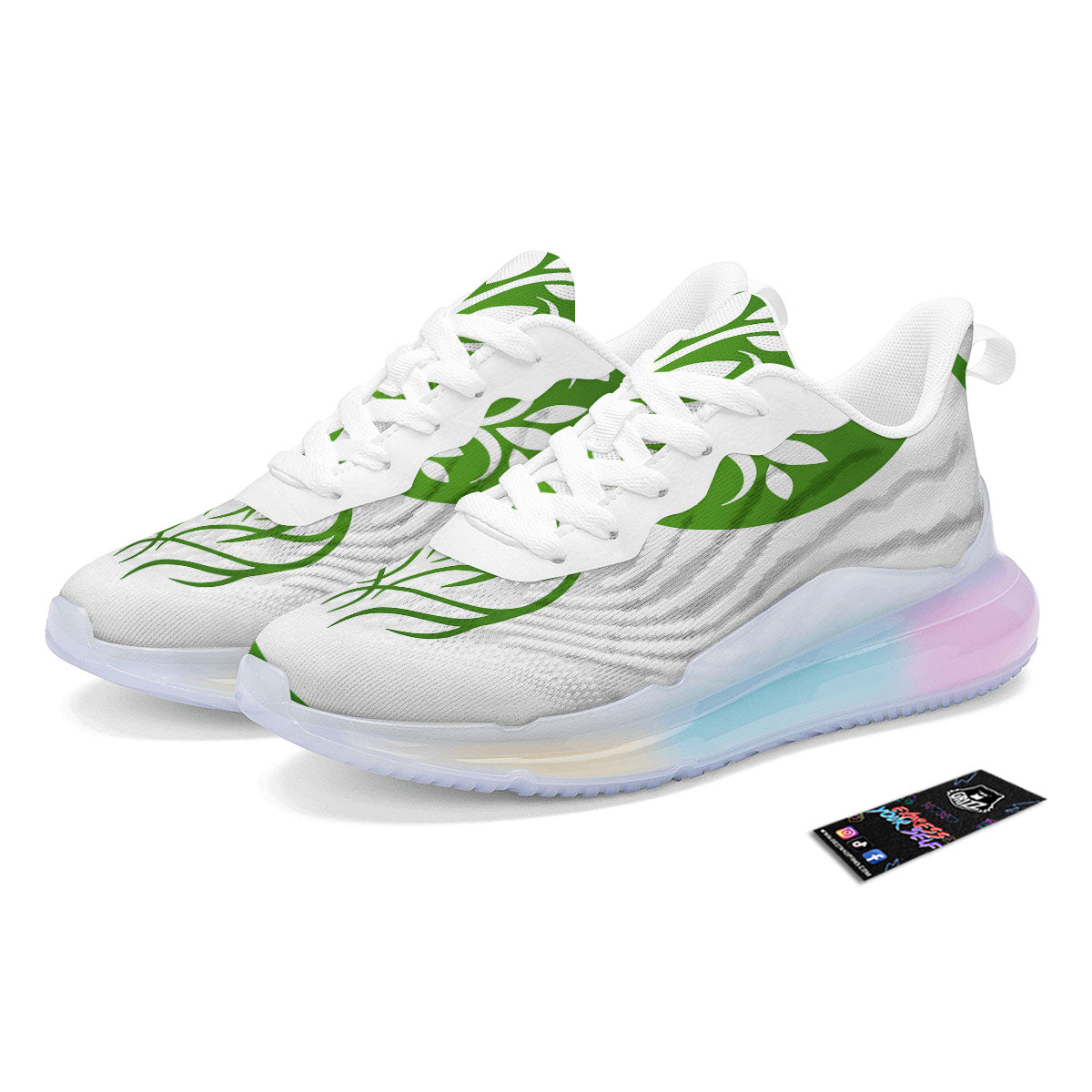 Tree Of Life Yin Yang Print Running Sneakers-grizzshop