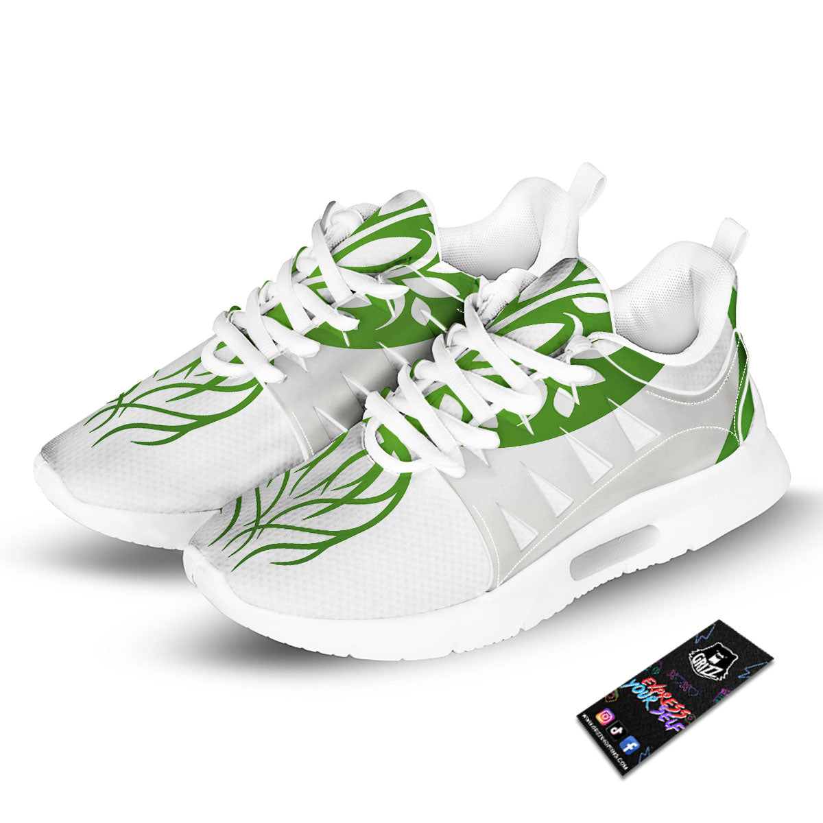 Tree Of Life Yin Yang Print Tennis Shoes-grizzshop