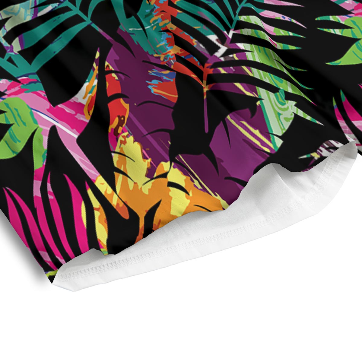 Tree Palm Trippy Print Pattern Men's Athletic Shorts