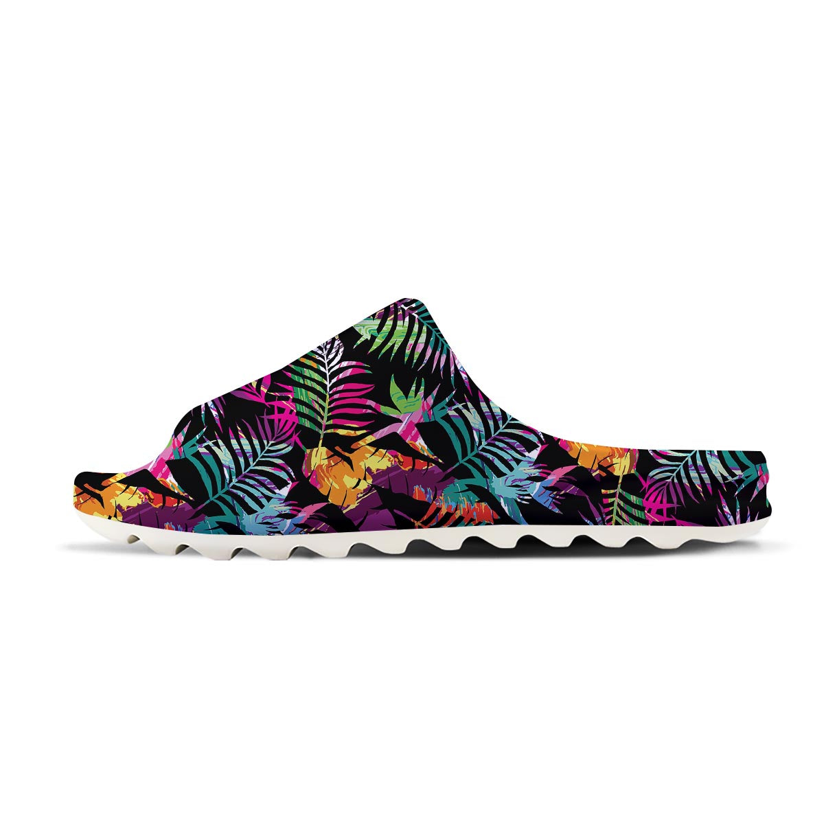 Tree Palm Trippy Print Pattern Sandals-grizzshop