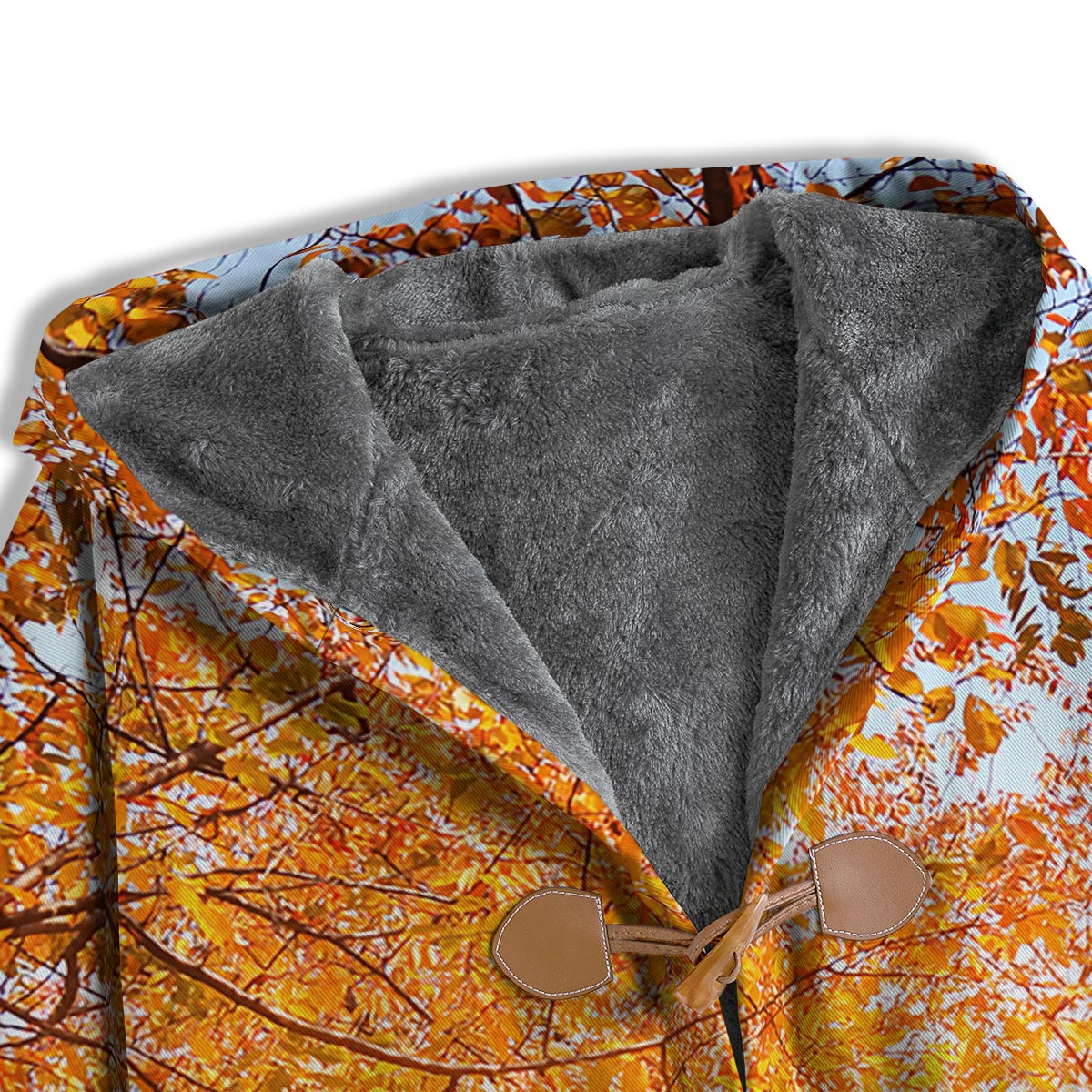 Tree Sunshine Autumn Print Men's Windbreaker Jacket-grizzshop