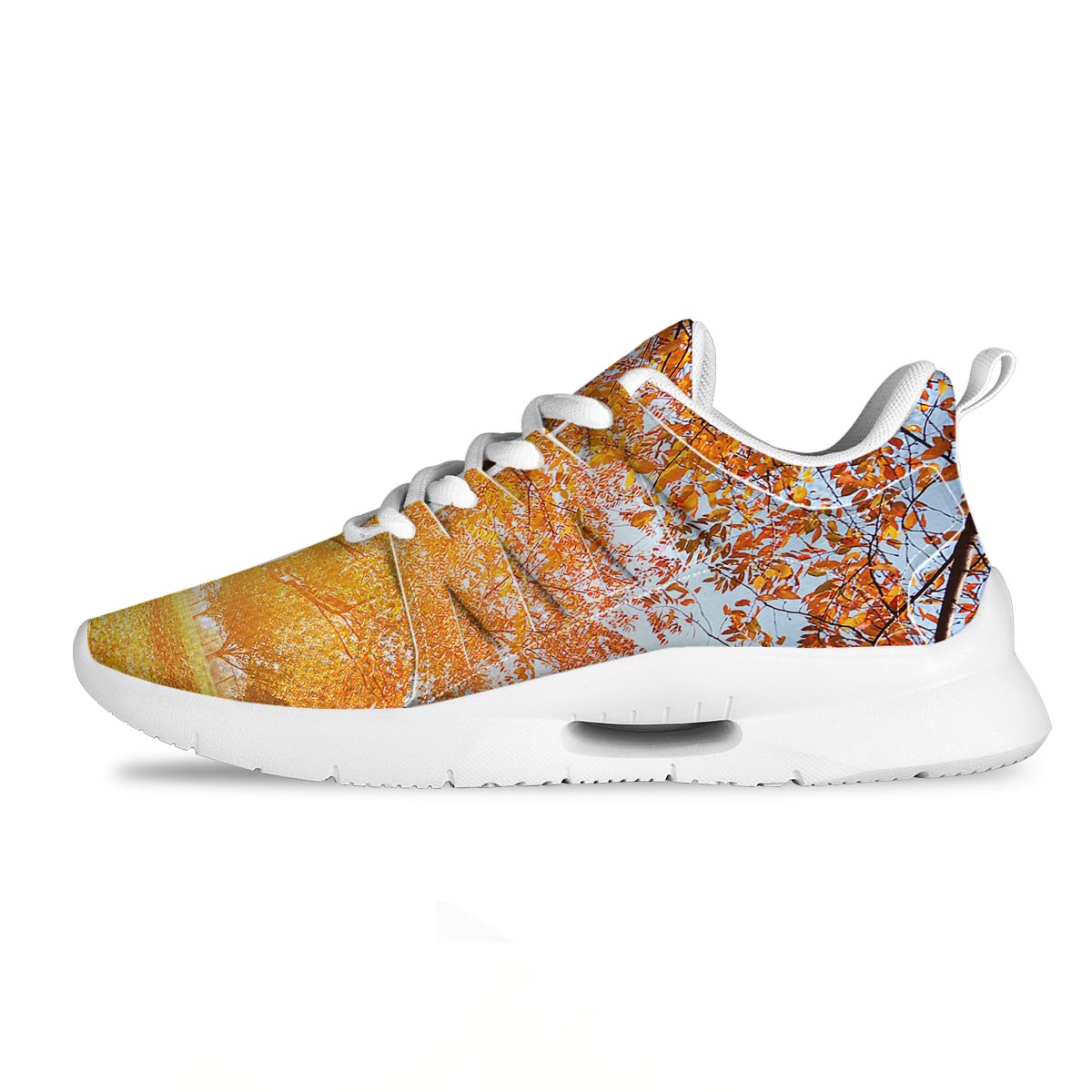 Tree Sunshine Autumn Print Tennis Shoes-grizzshop