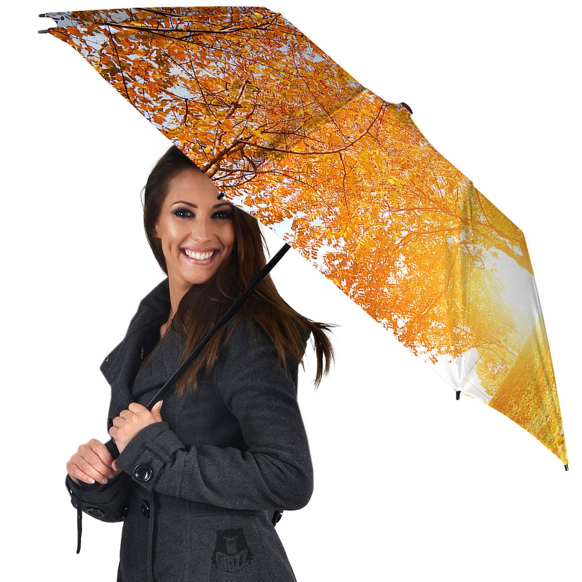 Tree Sunshine Autumn Print Umbrella-grizzshop