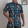 Tree Merry Christmas Print Pattern Untucked Shirts-grizzshop