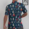 Tree Merry Christmas Print Pattern Untucked Shirts-grizzshop