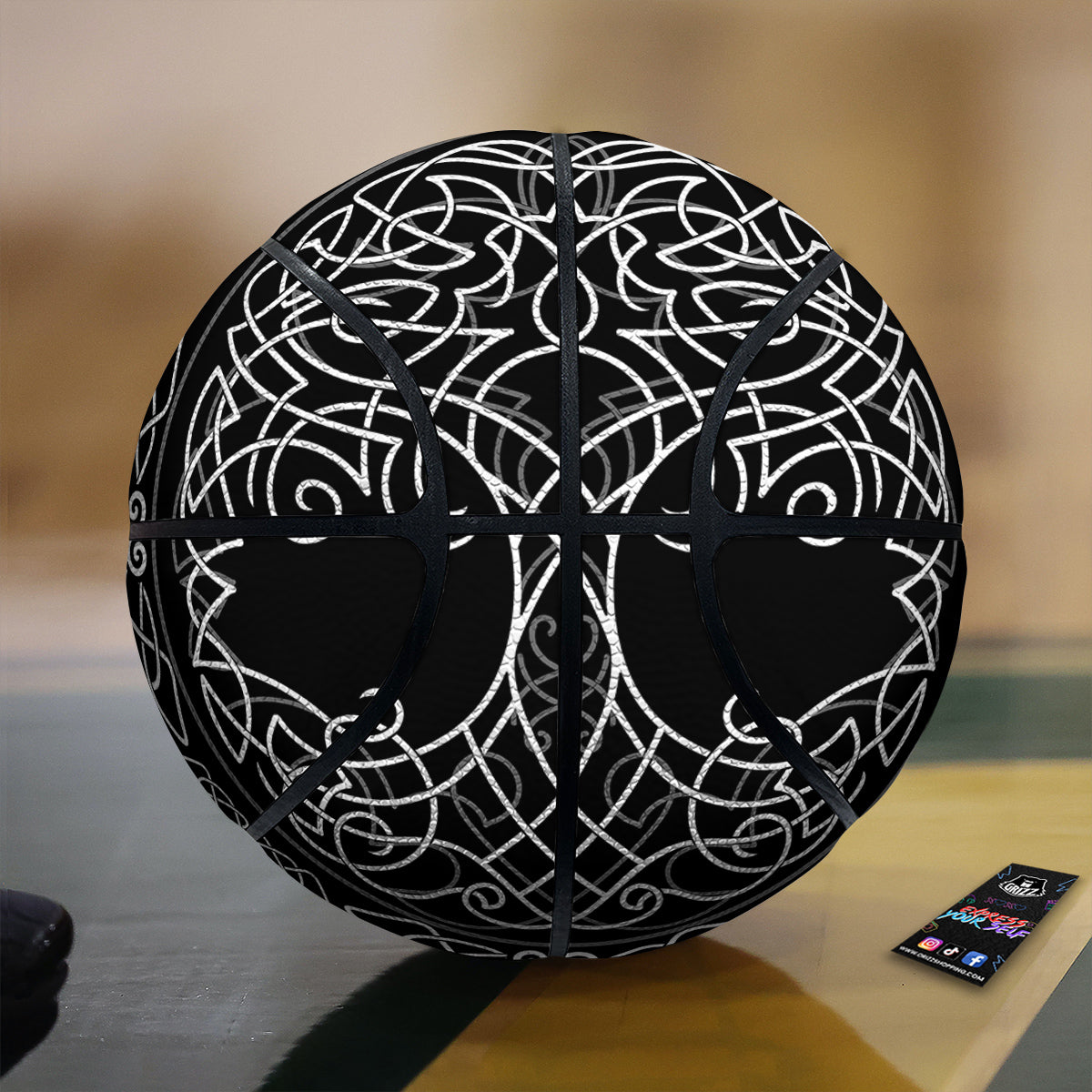 Tree Of Life Celtic Knot Print Basketball