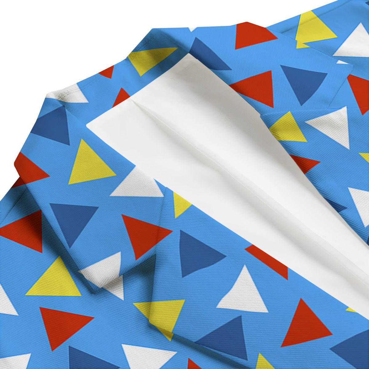 Triangle Autism Awareness Color Print Pattern Men's Blazer-grizzshop