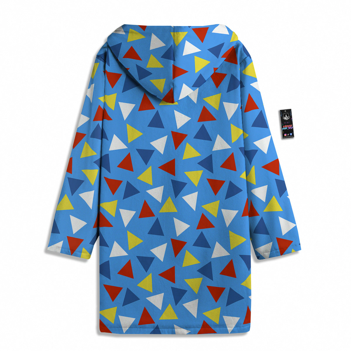 Triangle Autism Awareness Color Print Pattern Men's Windbreaker Jacket-grizzshop